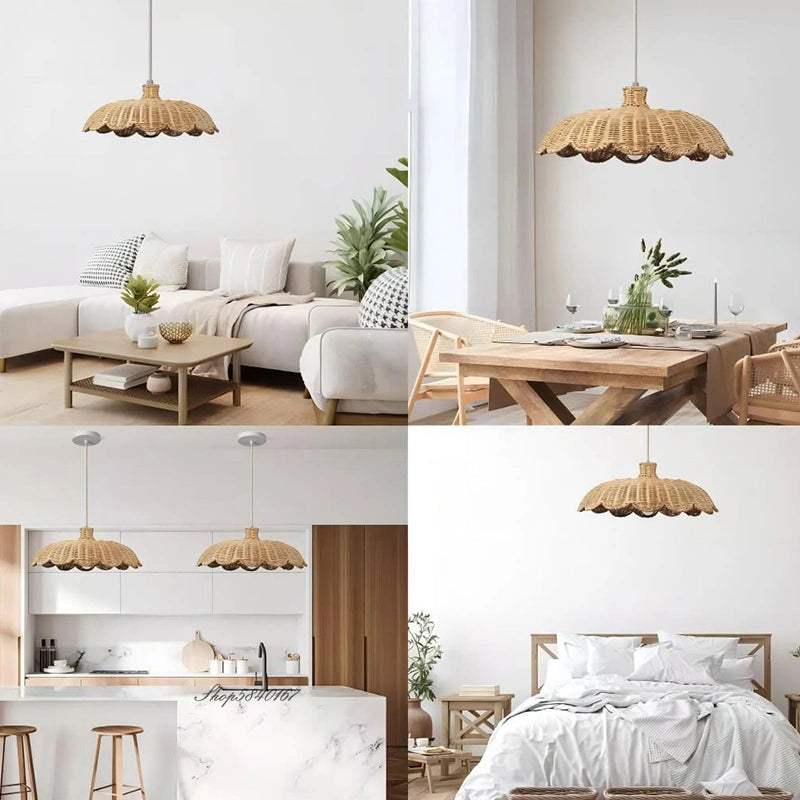 Flower-shaped ceiling light