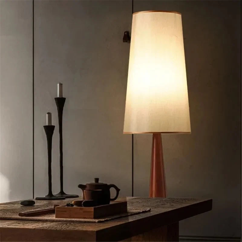 Standing fabric lamp home decor