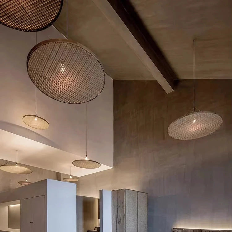 bamboo art lighting home decor