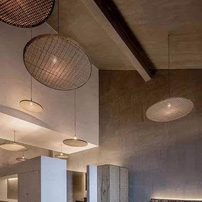 bamboo art lighting home decor