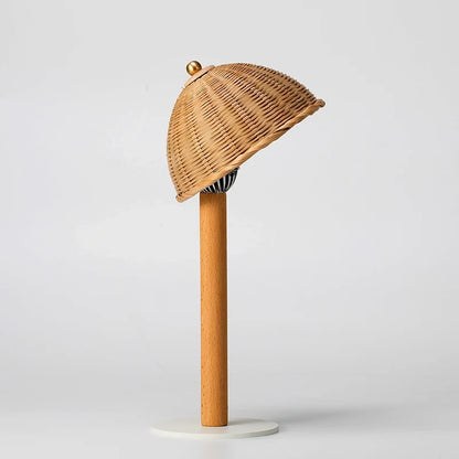 bamboo bedside table lamp