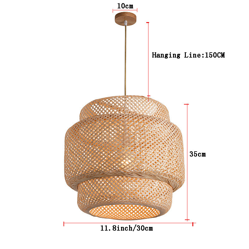 bamboo craft lamp shade