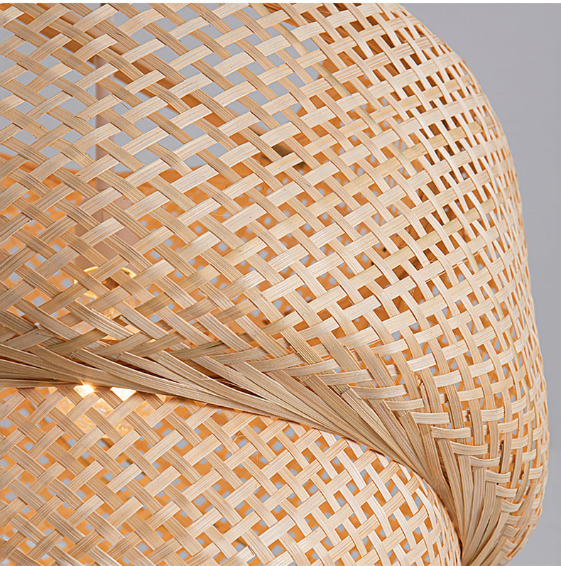 bamboo lamp shade indoor