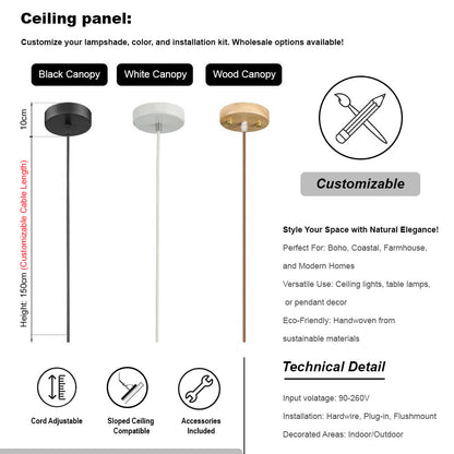 bamboo lampshade kitchen kitchen lighting home decor