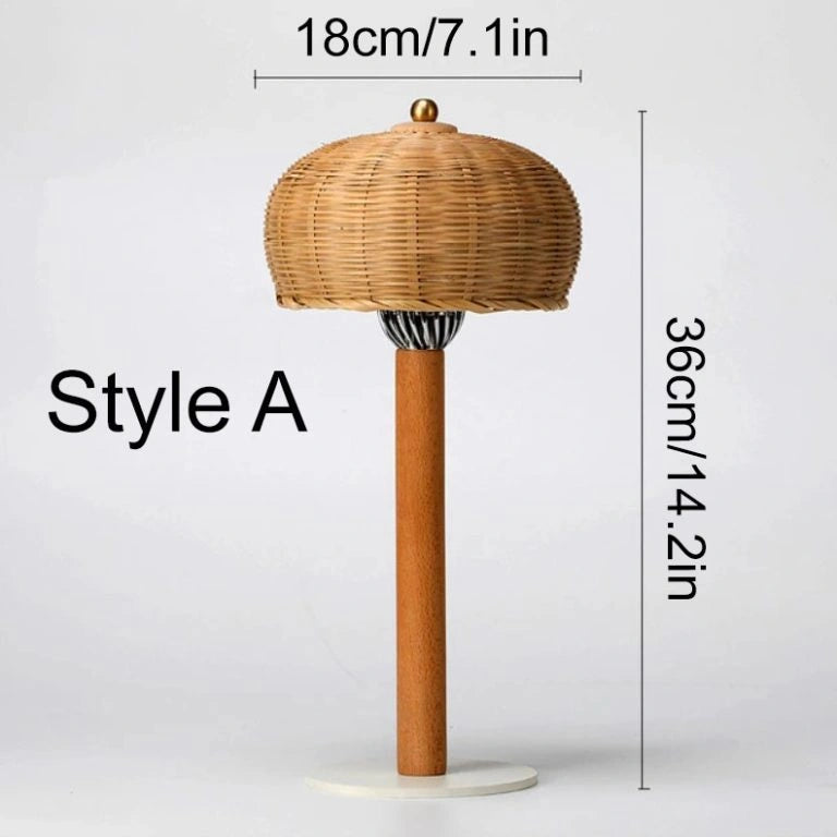 bamboo mushroom lampshade