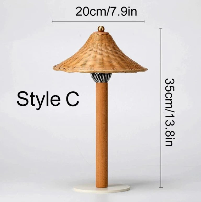 bambooo mushroom lighting