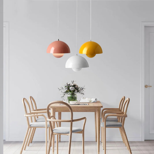 Minimalist Mushroom Pendant Lamp