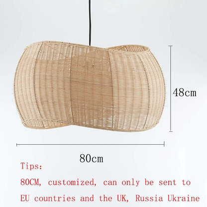 Handcrafted Rattan Lampshade – Eco-Friendly, Stylish Lighting for Every Home