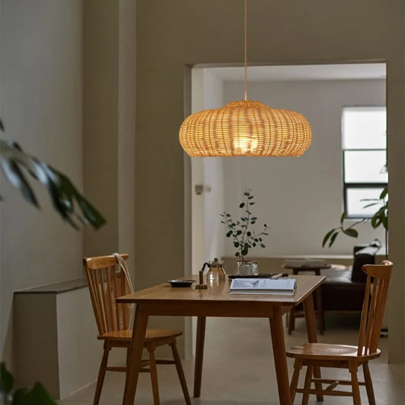 Combo Unique Shape Rattan Pendant Lamp