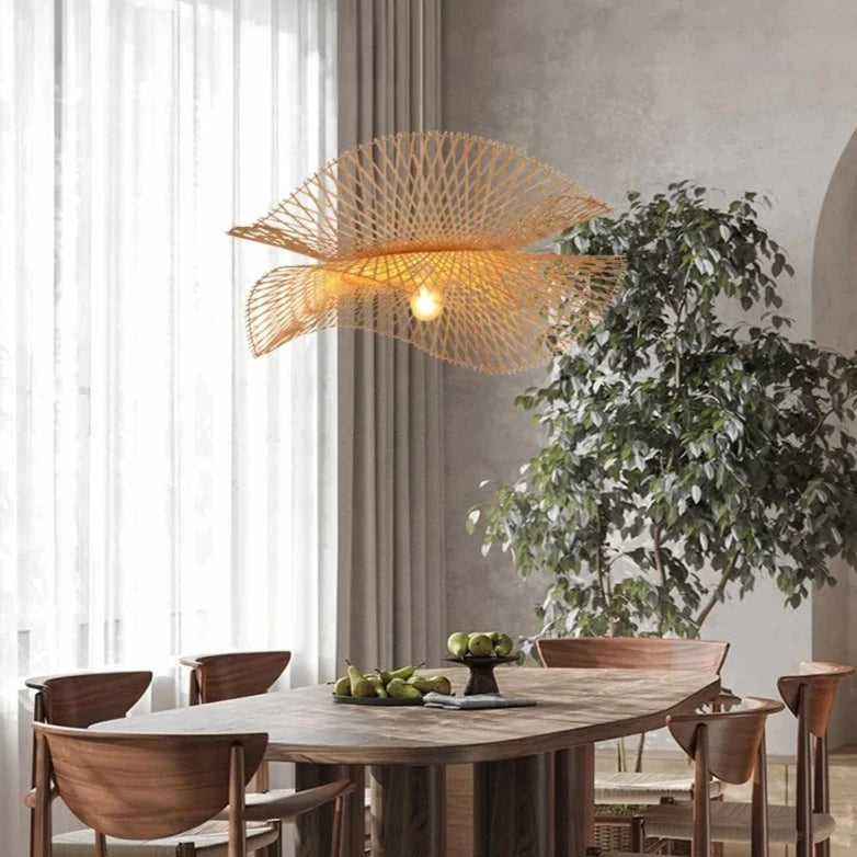 Double Layers Bamboo Lampshade