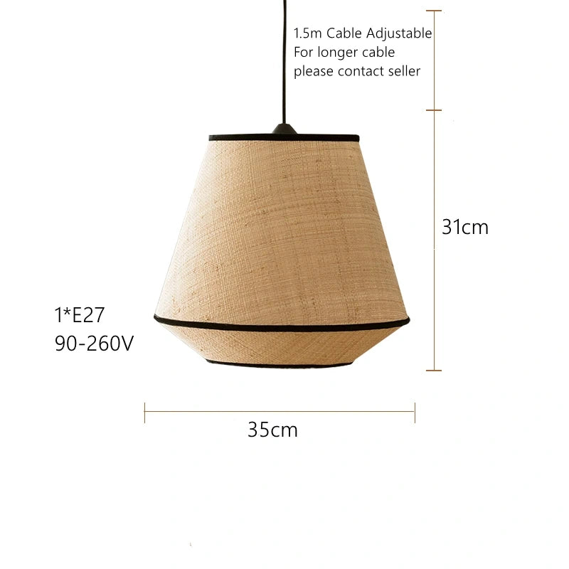 fabric ceiling luminaires