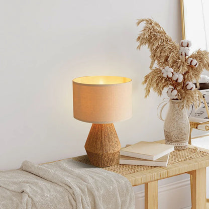 Retro Hemp Rope Table Lamp