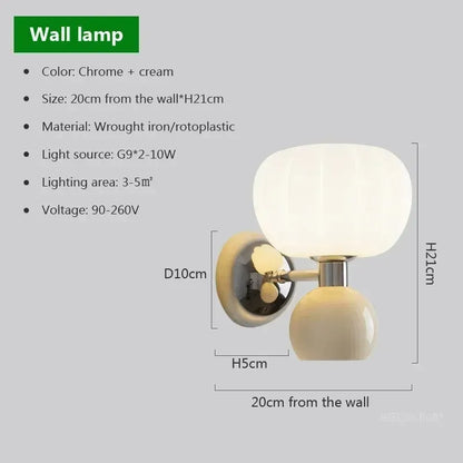 Modern Cream LED Table Lamp - Stylish Lighting for Home and Office Decor