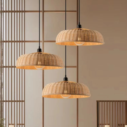 natural material light fixture