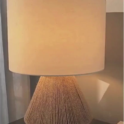 Retro Hemp Rope Table Lamp