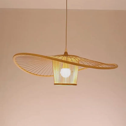 Wabi Sabi Bamboo Pendant Light