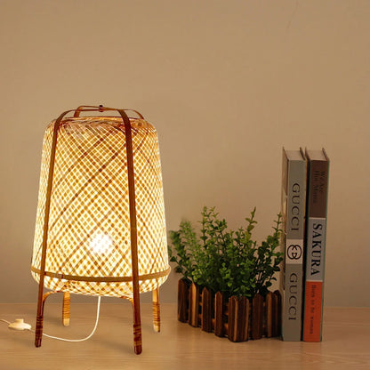 Japanese Style Bamboo Floor Lamp