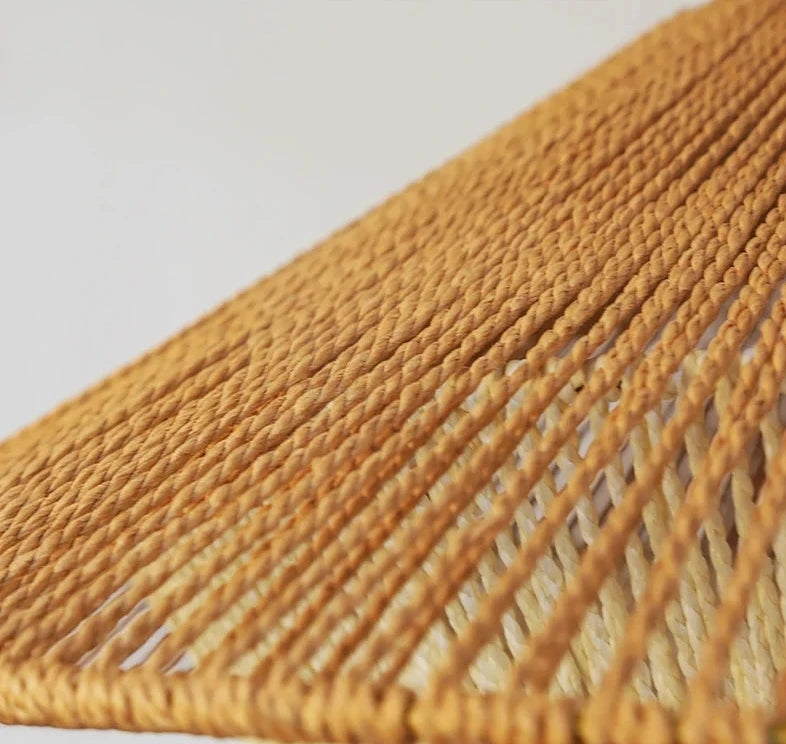wabi sabi hemp woven pendant lighting dining room decor