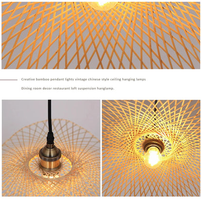 Single Layer Bamboo Lampshade